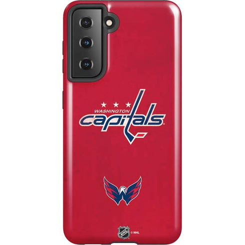 NHL Washington Capitals Distressed Galaxy S21 5G Pro Case