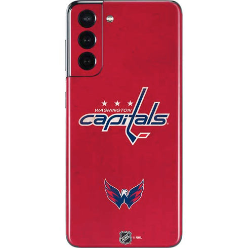 NHL Washington Capitals Distressed Galaxy S21 5G Skin