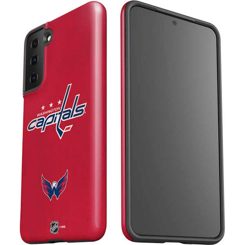 NHL Washington Capitals Distressed Galaxy S21 FE Pro Case