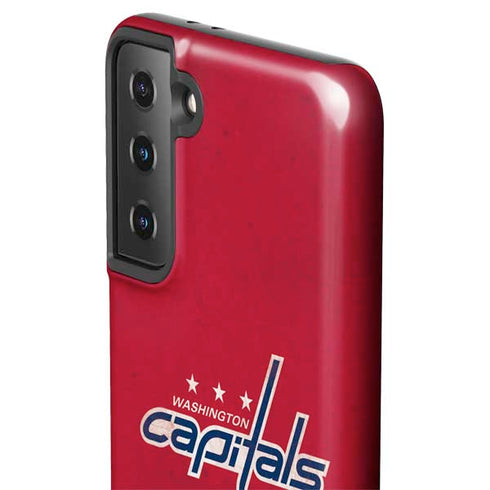 NHL Washington Capitals Distressed Galaxy S21 Plus 5G Pro Case