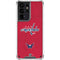 NHL Washington Capitals Distressed Galaxy S21 Ultra 5G Clear Case