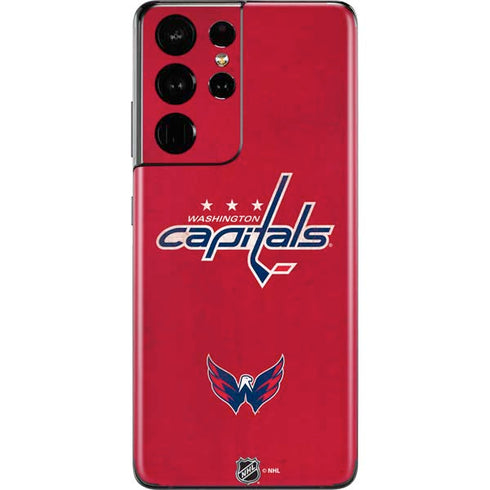 NHL Washington Capitals Distressed Galaxy S21 Ultra 5G Skin