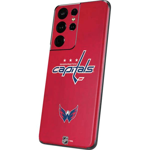 NHL Washington Capitals Distressed Galaxy S21 Ultra 5G Skin