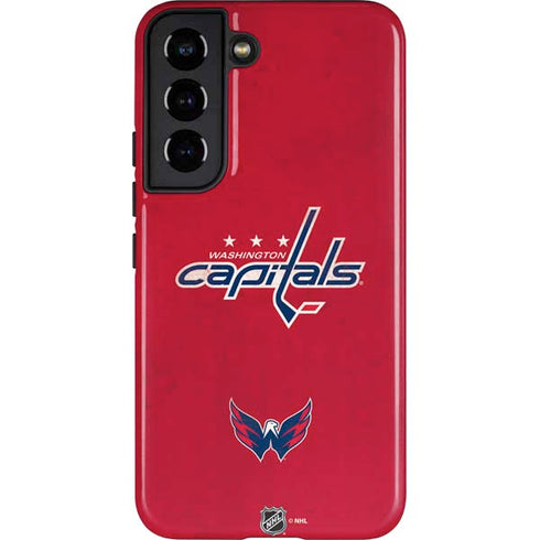 NHL Washington Capitals Distressed Galaxy S22 Pro Case