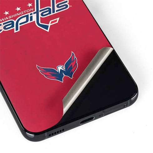 NHL Washington Capitals Distressed Galaxy S22 Skin