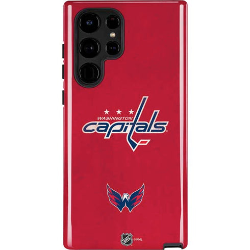 NHL Washington Capitals Distressed Galaxy S22 Ultra Pro Case