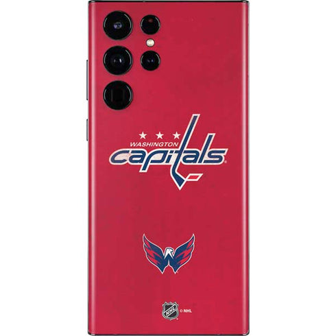 NHL Washington Capitals Distressed Galaxy S22 Ultra Skin