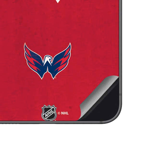 NHL Washington Capitals Distressed Galaxy S23 FE Skin