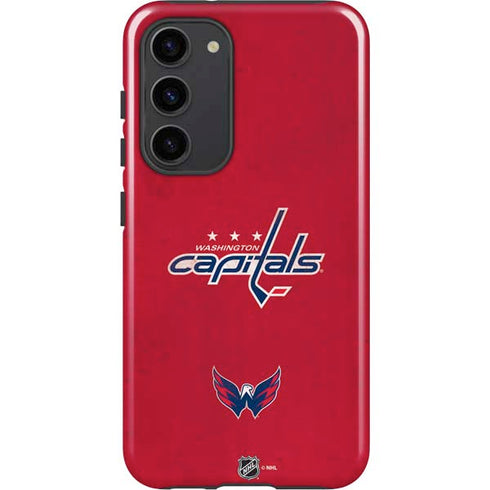 NHL Washington Capitals Distressed Galaxy S23 Plus Pro Case