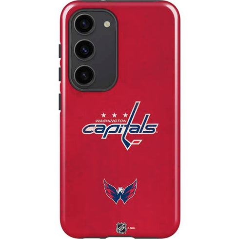 NHL Washington Capitals Distressed Galaxy S23 Pro Case
