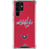 NHL Washington Capitals Distressed Galaxy S24 Ultra Clear Case