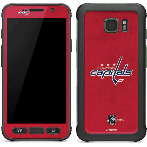 NHL Washington Capitals Distressed Galaxy S7 Active Skin