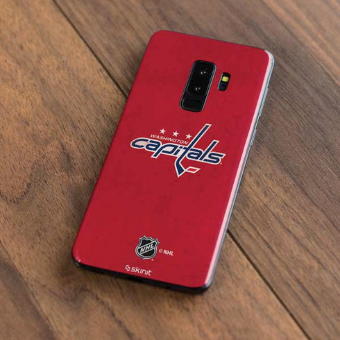 NHL Washington Capitals Distressed Galaxy S9 Plus Skin