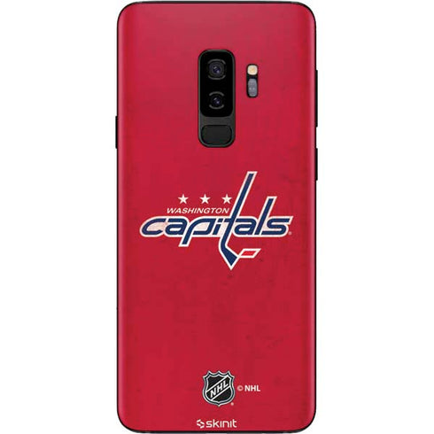 NHL Washington Capitals Distressed Galaxy S9 Plus Skin