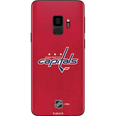 NHL Washington Capitals Distressed Galaxy S9 Skin
