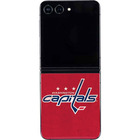 NHL Washington Capitals Distressed Galaxy Z Flip5 5G Skin
