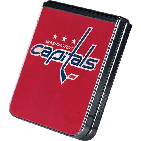 NHL Washington Capitals Distressed Galaxy Z Flip5 5G Skin