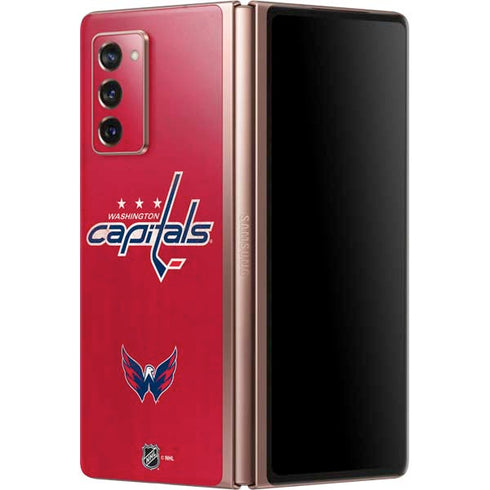 NHL Washington Capitals Distressed Galaxy Z Fold2 5G Skin