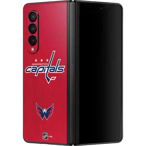 NHL Washington Capitals Distressed Galaxy Z Fold3 5G Skin