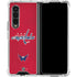 NHL Washington Capitals Distressed Galaxy Z Fold4 5G Clear Case