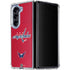 NHL Washington Capitals Distressed Galaxy Z Fold5 5G Clear Case