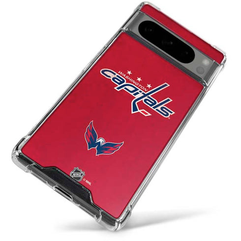 NHL Washington Capitals Distressed Google Pixel 8 Pro Clear Case