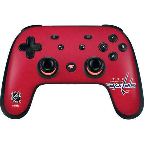 NHL Washington Capitals Distressed Google Stadia Controller Skin