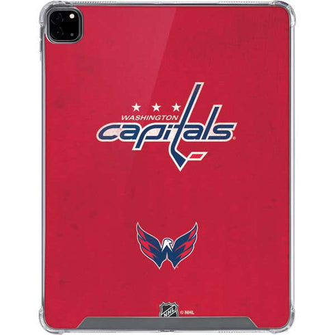 NHL Washington Capitals Distressed iPad Pro 12.9in (2020) Clear Case