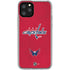 NHL Washington Capitals Distressed iPhone 11 Pro Clear Case