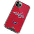 NHL Washington Capitals Distressed iPhone 11 Pro Max Clear Case