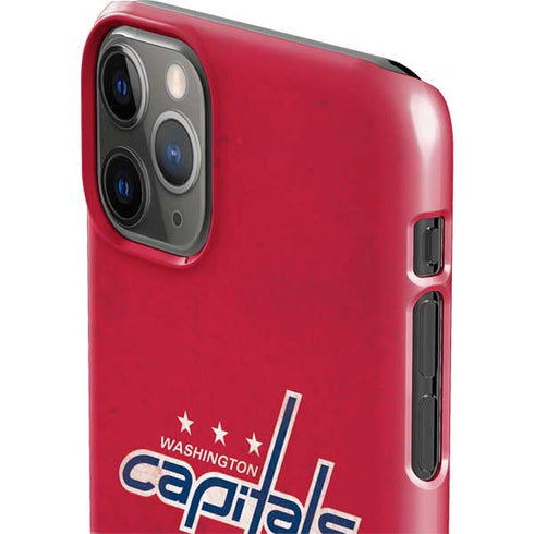NHL Washington Capitals Distressed iPhone 11 Pro Max Lite Case