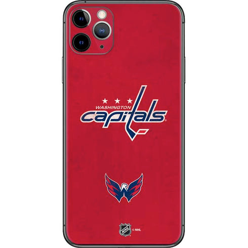 NHL Washington Capitals Distressed iPhone 11 Pro Max Skin