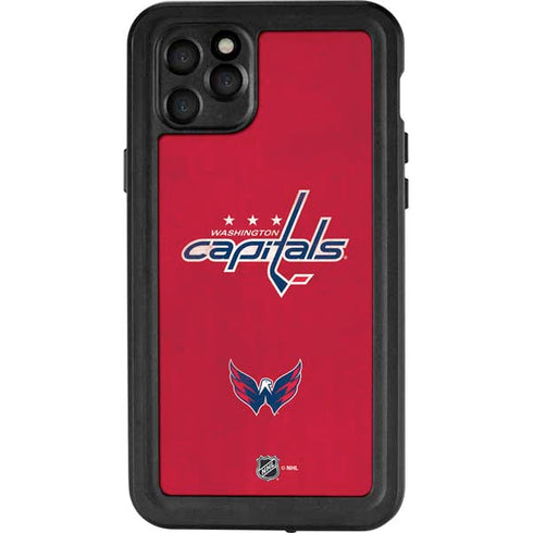 NHL Washington Capitals Distressed iPhone 11 Pro Max Waterproof Case