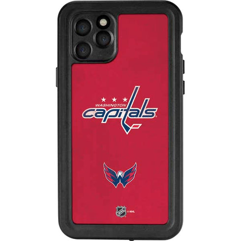 NHL Washington Capitals Distressed iPhone 11 Pro Waterproof Case