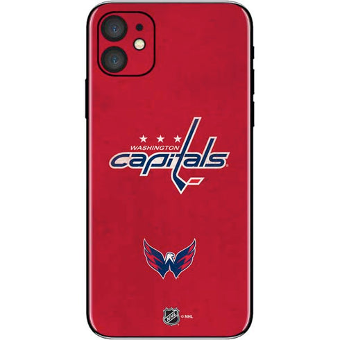 NHL Washington Capitals Distressed iPhone 11 Skin