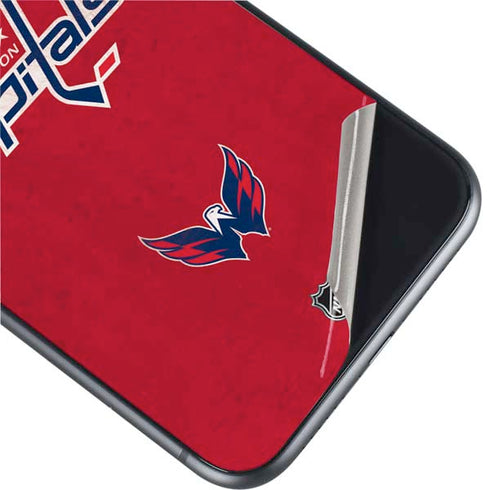 NHL Washington Capitals Distressed iPhone 11 Skin