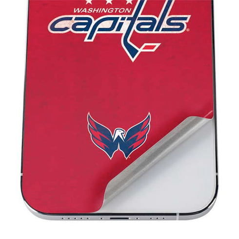NHL Washington Capitals Distressed iPhone 12 Pro Max Skin