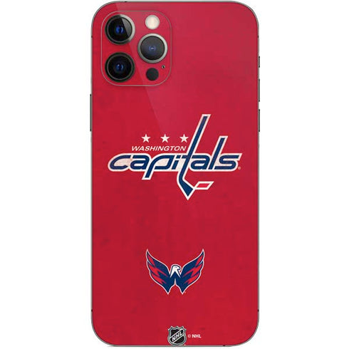 NHL Washington Capitals Distressed iPhone 12 Pro Skin