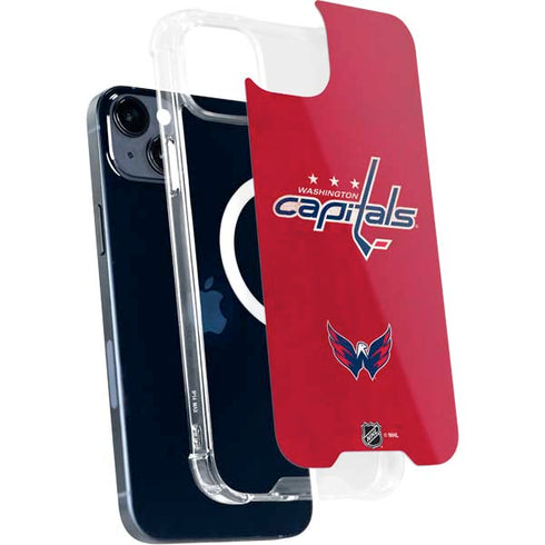 NHL Washington Capitals Distressed iPhone 13 MagSafe Case