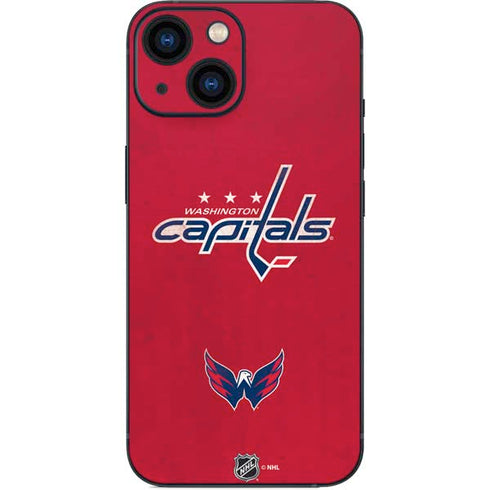 NHL Washington Capitals Distressed iPhone 13 Mini Skin