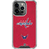 NHL Washington Capitals Distressed iPhone 13 Pro Clear Case