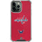 NHL Washington Capitals Distressed iPhone 13 Pro Max Clear Case