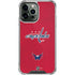 NHL Washington Capitals Distressed iPhone 13 Pro Max Clear Case