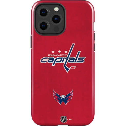 NHL Washington Capitals Distressed iPhone 13 Pro Max Impact Case