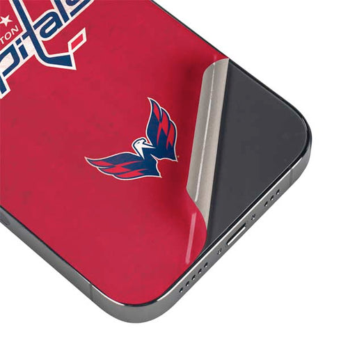 NHL Washington Capitals Distressed iPhone 13 Pro Max Skin