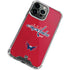 NHL Washington Capitals Distressed iPhone 15 Pro Clear Case