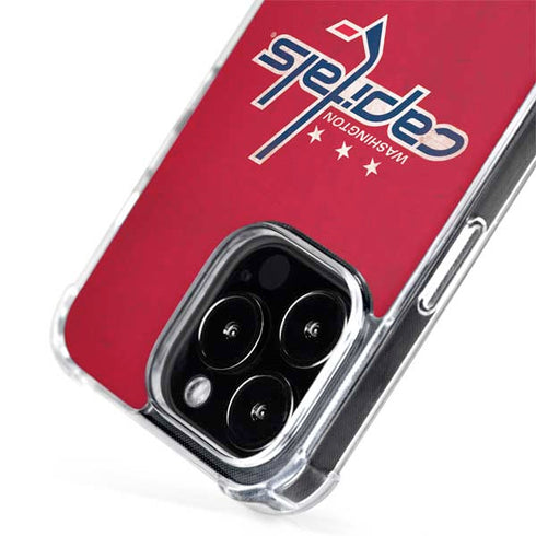 NHL Washington Capitals Distressed iPhone 15 Pro MagSafe Case
