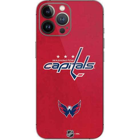 NHL Washington Capitals Distressed iPhone 14 Pro Max Skin