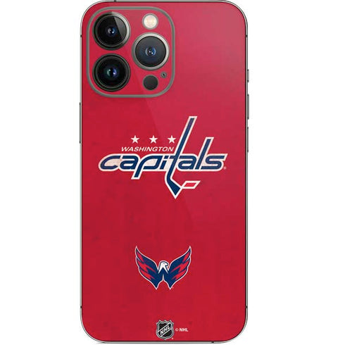 NHL Washington Capitals Distressed iPhone 15 Pro Skin