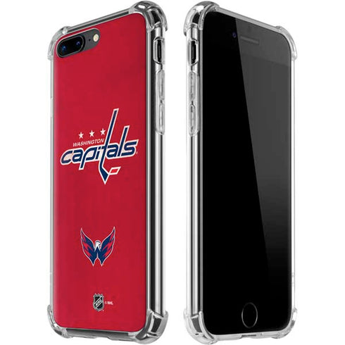 NHL Washington Capitals Distressed iPhone 7/8 Plus Clear Case